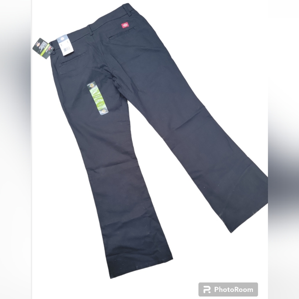 Dickies Flex Twill Pant Slim Fit Bootcut Black 12R NWT - Picture 2 of 6